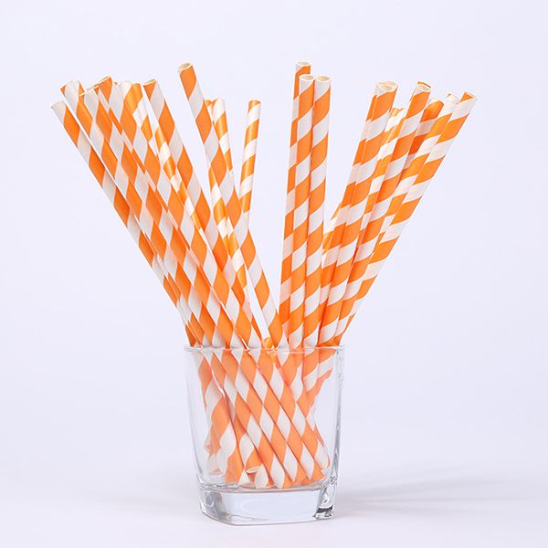 Straight Paper Straws