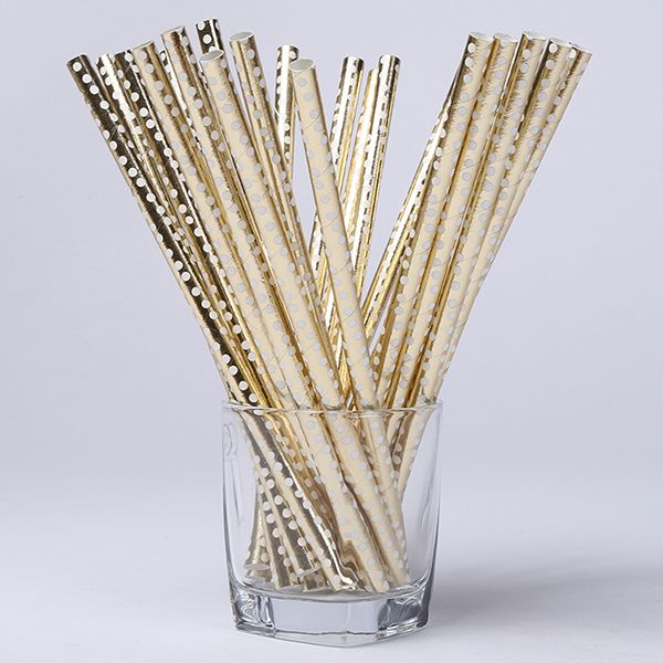 Straight Paper Straws