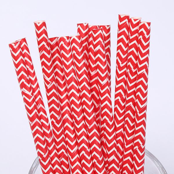 Straight Paper Straws
