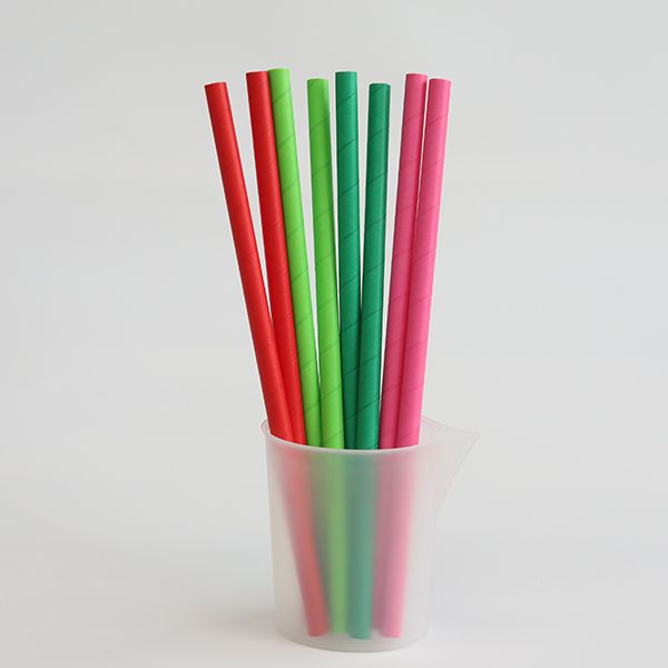 Straight Paper Straws