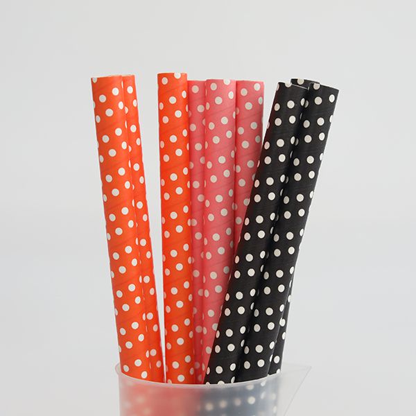 Straight Paper Straws