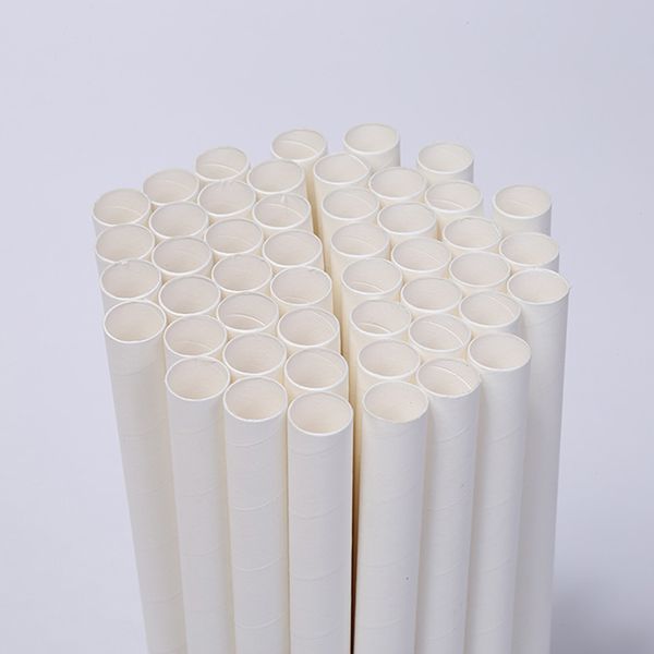Straight Paper Straws