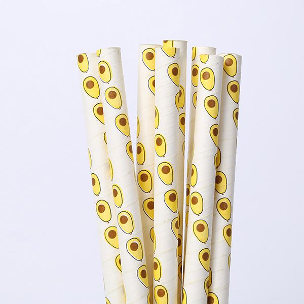 Straight Paper Straws