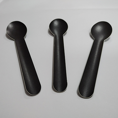 Black Paper Spoon
